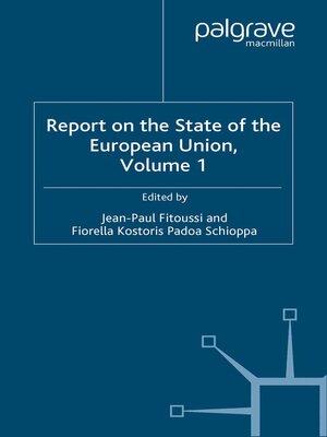 cover image of Report on the State of the European Union, Volume 1